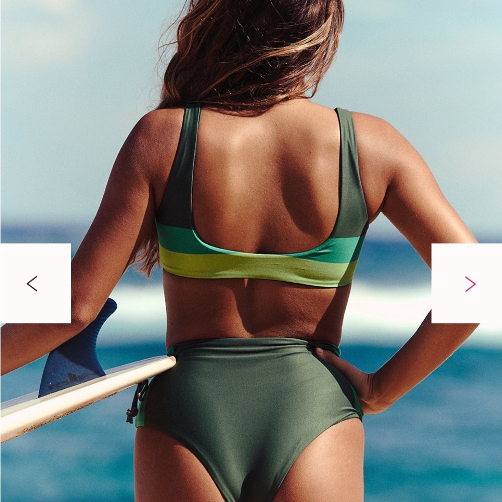 Andrea Sport x Free People Stripe Bottoms NWT Sz S - Picture 9 of 9